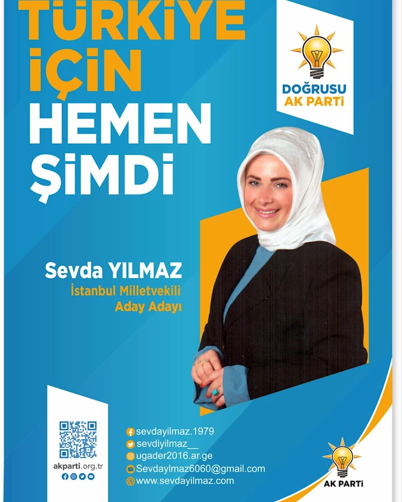 Sancaktepe sevdalısı Sevda Yılmaz Milletvekili Aday Adayı oldu