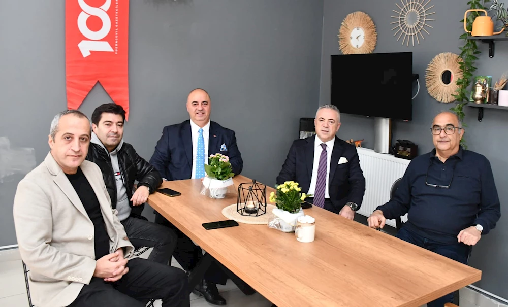 Kaymakam Resul Çelik’ten, Yüzüncüyıl Gazeteciler Derneği’ne ziyaret
